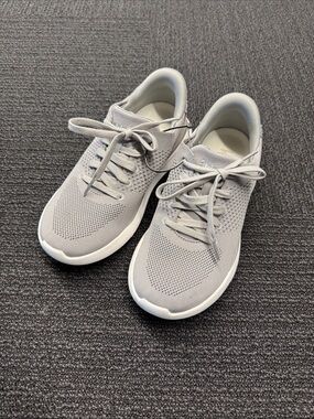 KIZIK Lima Womens 7.5 Shoes Wide Gray Knit Sneakers Hands Free